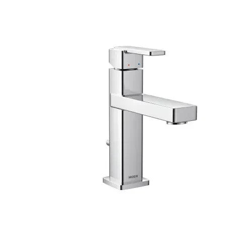 MOEN Iver 6805 Chrome One-Handle Modern Minimalistic High Arc Bathroom Faucet